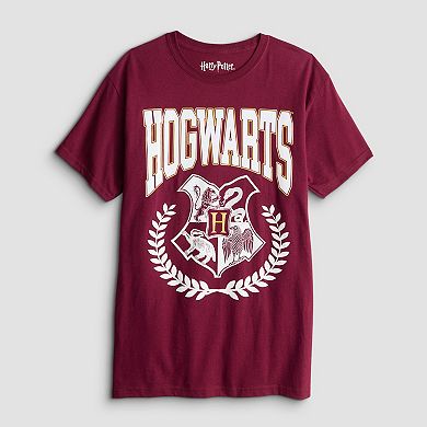 Men's Harry Potter Hogwarts School Crest Graphic Tee
