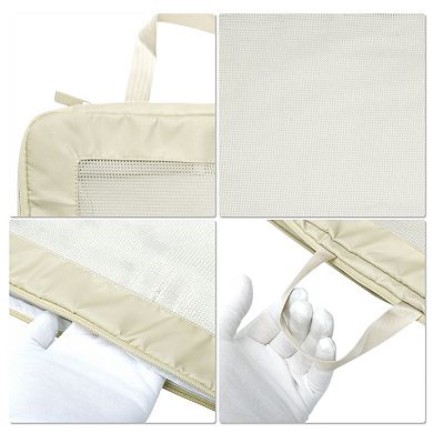Portable Packing Cube for Luggage 13.39"x4.72"x8.66" Beige 1 Pc