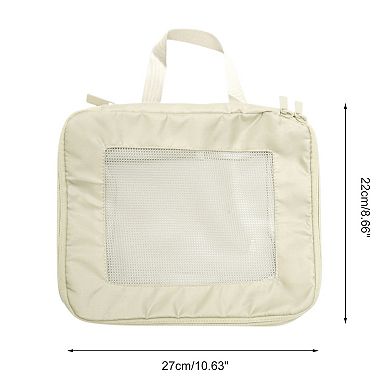 Portable Packing Cube for Luggage 13.39"x4.72"x8.66" Beige 1 Pc