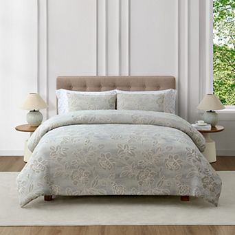 Caro Home Chantal 3 pc Floral Comforter Set