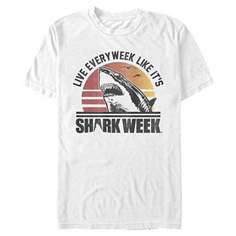 Men's Live Like Every Week It's Shark Week Graphic Tee