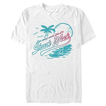 Men's Live Like Every Week It's Shark Week Graphic Tee
