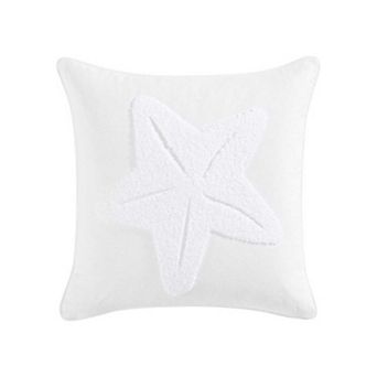 Nautica Starfish Loop Embroidery 20x20 Decorative Pillow