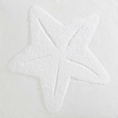 Nautica Starfish Loop Embroidery 20x20 Decorative Pillow