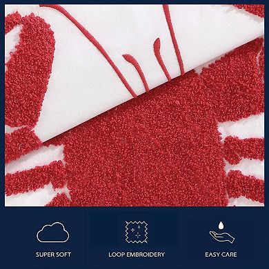 Nautica Lobster 20x 20 Decorative Pillow