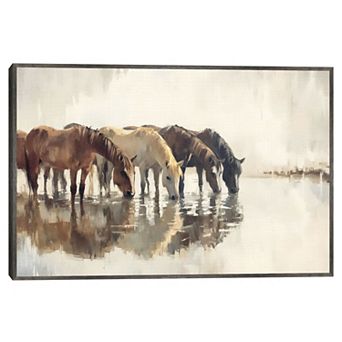 Herd of Horses Framed Wall Art