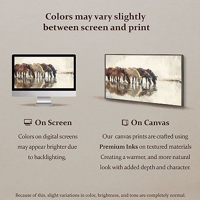 Herd of Horses Framed Wall Art