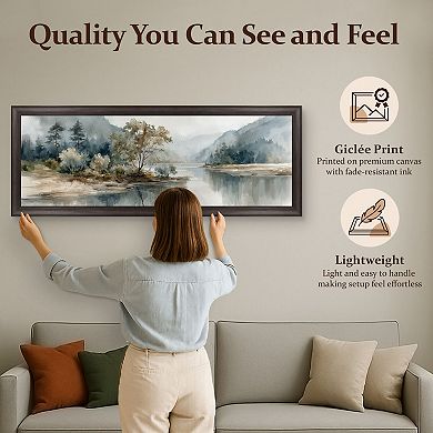 Shore Mist Framed Wall Art