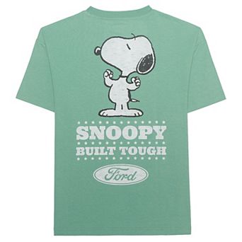 Men's Ford Built Tough Peanuts Snoopy Graphic Short Sleeve Tee