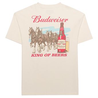 Men's Budweiser King of Beers Graphic Short Sleeve Tee