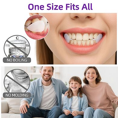 YEVYO 2PCS Mouth Guard for Teeth Grinding - Sleep Mouth Guard for Nighttime TMJ Clenching Relief