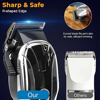 YEVYO Dog Grooming Kit Adjustable Dog Trimmer, Washable for Dogs & Cats Trimmer