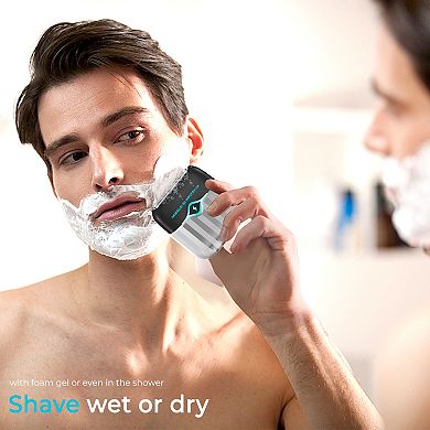 YEVYO Men's Electric Razor with Smart Sensor, Waterproof Foil Shaver with 3D Floating Blades