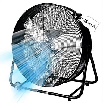 TMWINGS 36 Inch Industrial Fan High Velocity Fan 3 Speed Black
