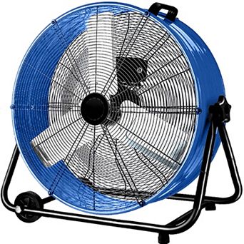 TMWINGS 24 Inch Industrial Fan High Velocity Fan 3 Speed Blue