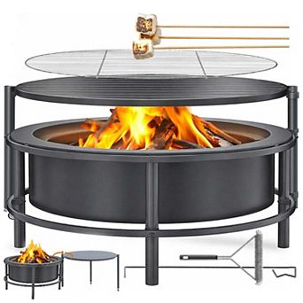 52" Fire Pits with 26" Fire Stove and Table