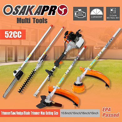 52CC 2-Cycle Gas Multi-Functional Garden Tool System Kit