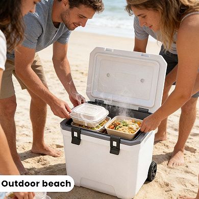 38QT Portable Cooler with Handle