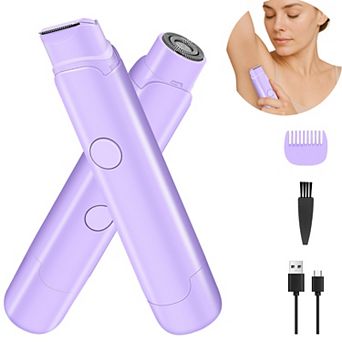 YEVYO Electric Hair Remover for Women, Dual-Head Hair Removal Device, IPX6 Waterproof Rechargeable