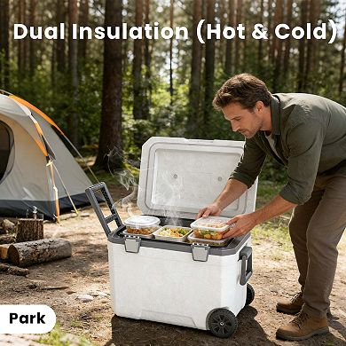 48QT Portable Cooler with Handle