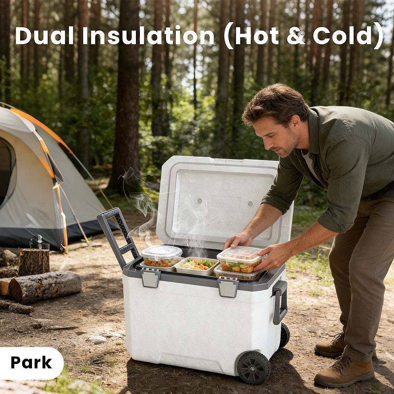 ONLY .99 (regularly 0)  48QT Portable Cooler with Handle