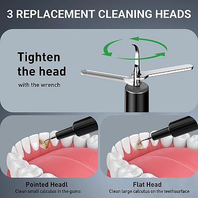 YEVYO Plaque Remover for Teeth, Ultrasonic Tooth Cleaner, Hard Tartar Remover Tool