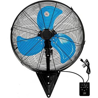 TMWINGS 20" Wall Mount Fan with 3 Speed High Velocity Fan for Garage,Blue