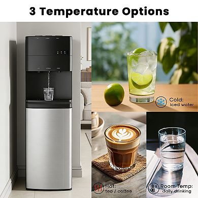 5 gal Bottom Loading Water Cooler 3-in-1