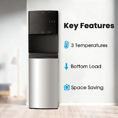 5 gal Bottom Loading Water Cooler 3-in-1