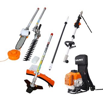 52cc 2-Cycle Gas Powered Backpack Multi-Functional Garden Tool System