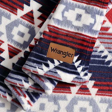 Wrangler Patterned Throw Blanket