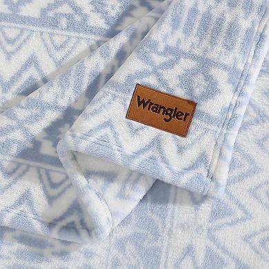 Wrangler Western Horse Throw Blanket
