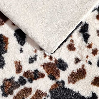 Wrangler Spotted Cow Throw Blanket
