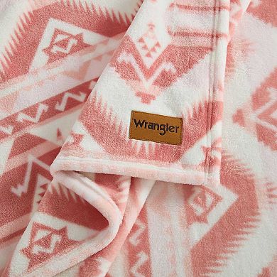 Wrangler Patterned Throw Blanket