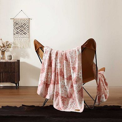 Wrangler Rodeo Pink Throw Blanket