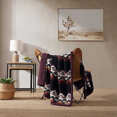 Wrangler Fog Brown Throw Blanket