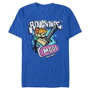 Men's Minecraft Alex Adventure Mode Graphic Tee