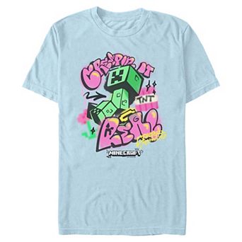 Men's Minecraft Creepin' It Real Graphic Tee