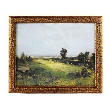 Set of 2 Highland Landscape Painting Framed Wall Decor