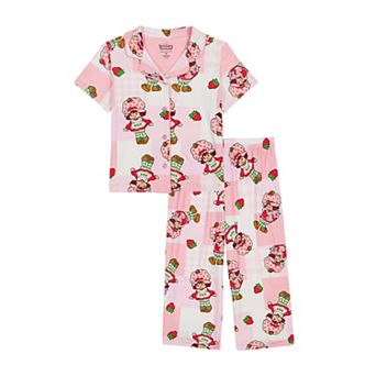 Girls 4-10 Strawberry Shortcake 2 pc Pajama Top & Pajama Bottoms Set