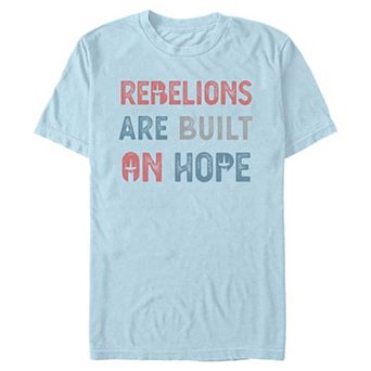 Men's Star Wars Rebellions Are Built On Hope Graphic Tee