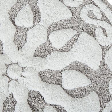 25 inch Medallion Cotton Tufted Bath Rug