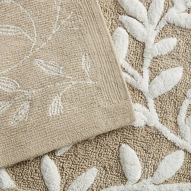 60"x24" Multicolor Cotton Tufted Bath Rug