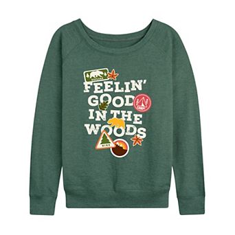 Women's Feelin' Good In The Woods French Terry Long Sleeve Tee