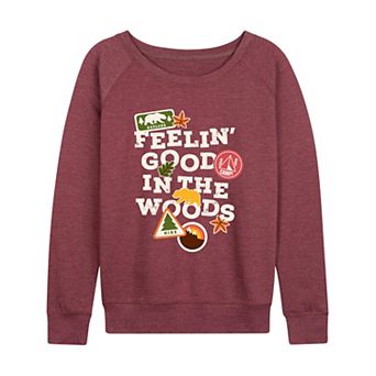 Women's Feelin' Good In The Woods French Terry Long Sleeve Tee