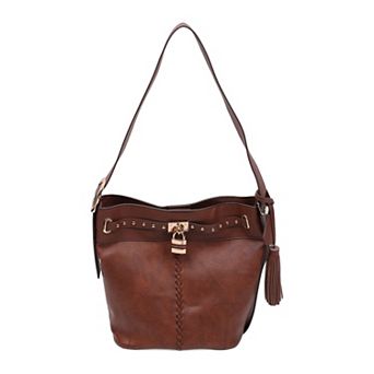 Adrienne Vittadini Bryant Shoulder Bag With Zip Closure
