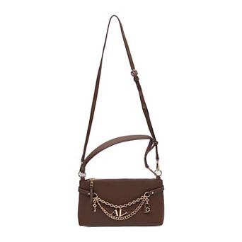 Adrienne Vittadini Convertible Chain-Accent Crossbody Bag