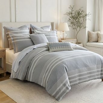 Levtex Home Hawthorn Stripes Duvet Cover Set with Shams