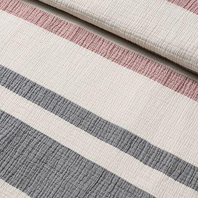 Levtex Home Pierre Striped Duvet Cover Set with Shams
