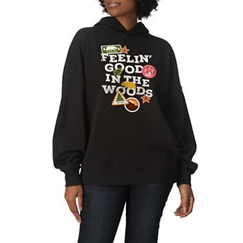 Women's Feelin' Good In The Woods Oversized Fleece Hoodie Sweatshirt